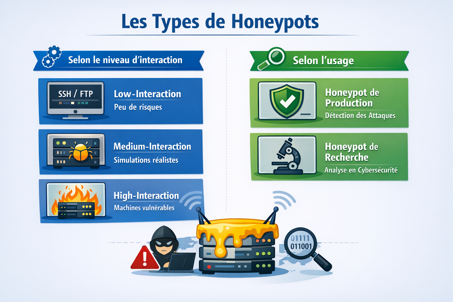 Types de honeypots